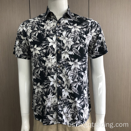 Camisa estampada de nuevo estilo en verano